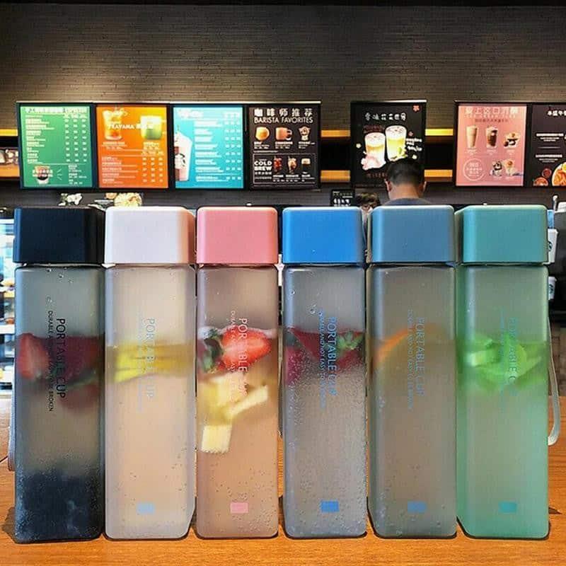 Square Shaped Water Bottle - Trendha