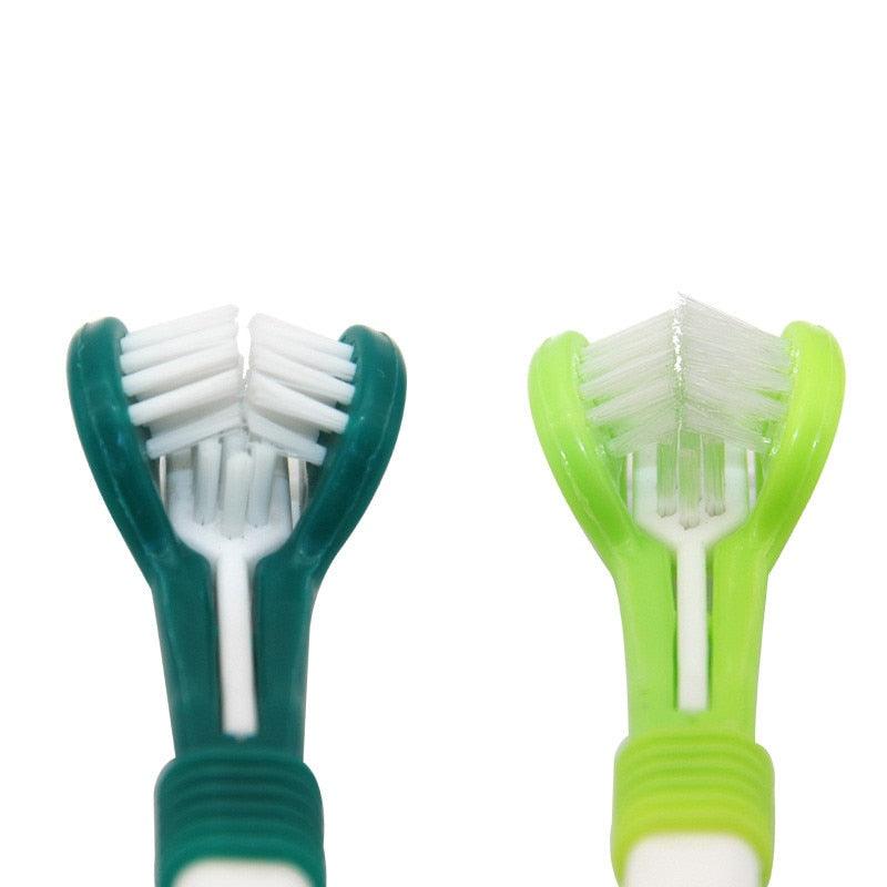Three-Head Dog Toothbrush - Trendha