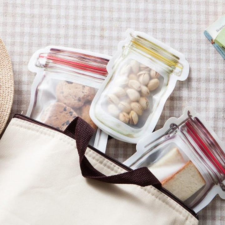 Transparent Food Storage Bags Set - Trendha