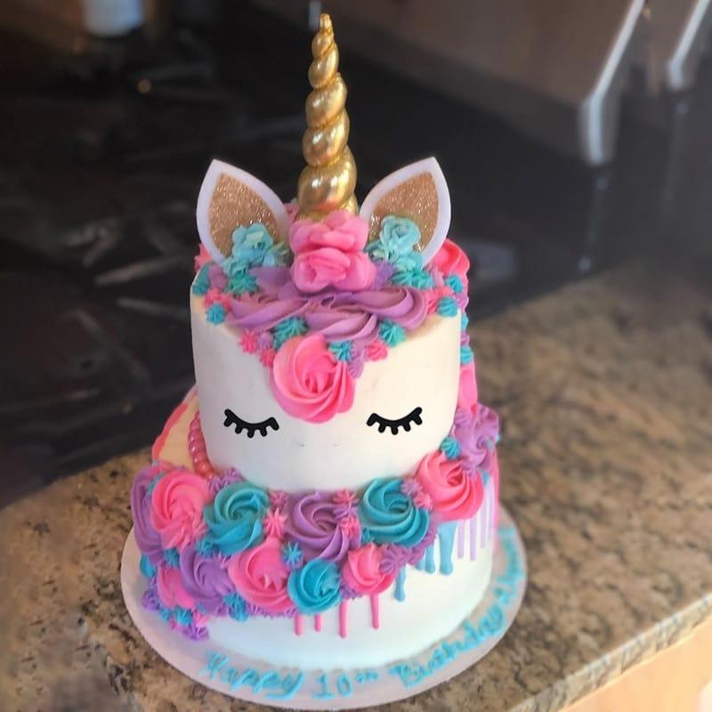 Unicorn Shaped Baby Shower Cake Toppers - Trendha