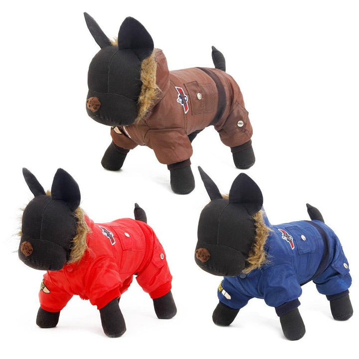 Warm Military Style Jacket for Dogs - Trendha