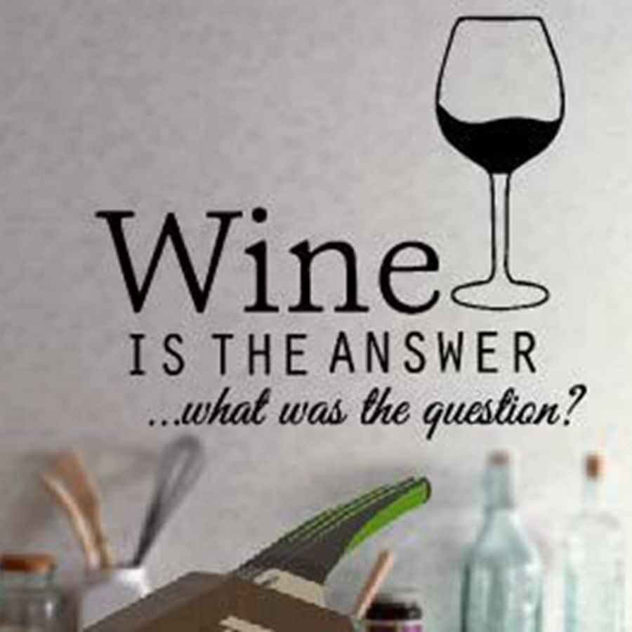 Wine Wall Sticker - Trendha