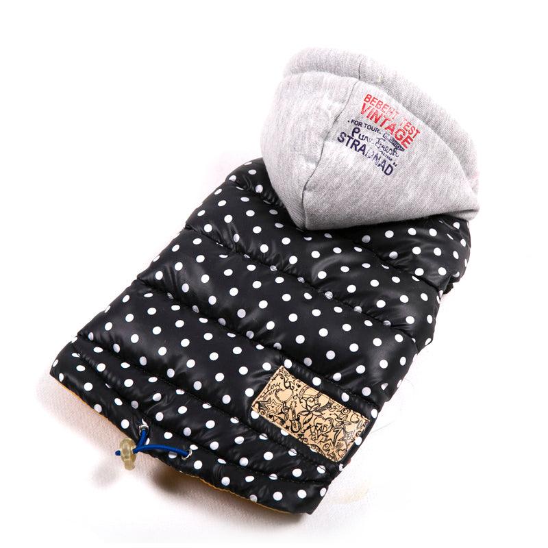 Winter Polka Dot Pet's Vest - Trendha