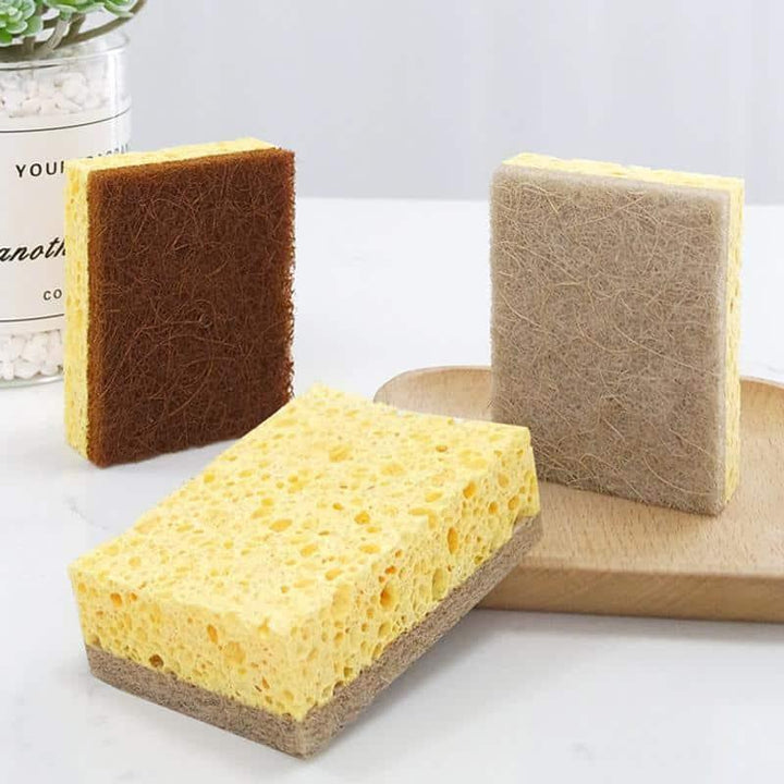 Wood Pulp Kitchen Sponge 5 Pcs Set - Trendha