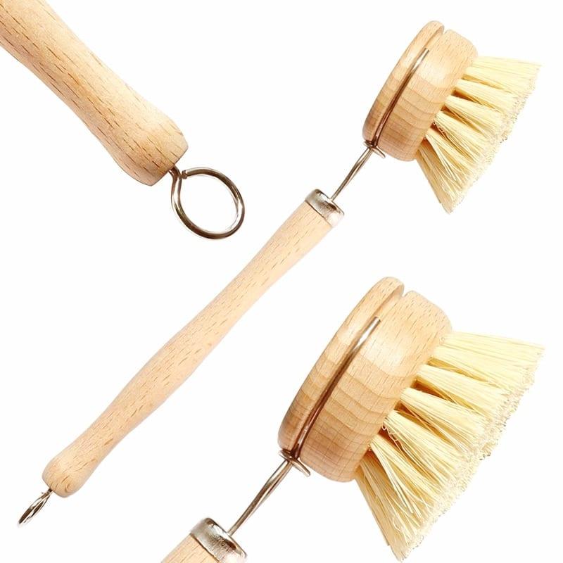Wooden Handle Sisal Cleaning Brushes - Trendha