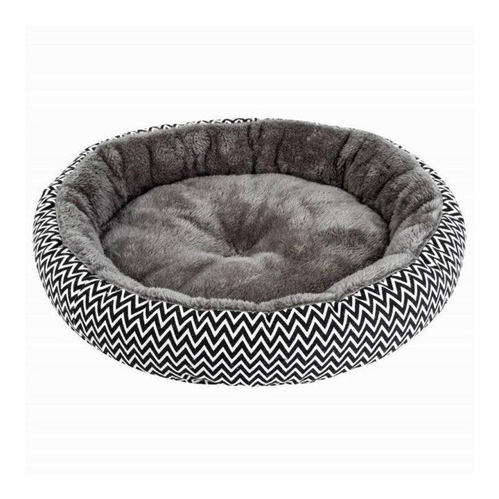 Zig Zag Print Dog Bed - Trendha